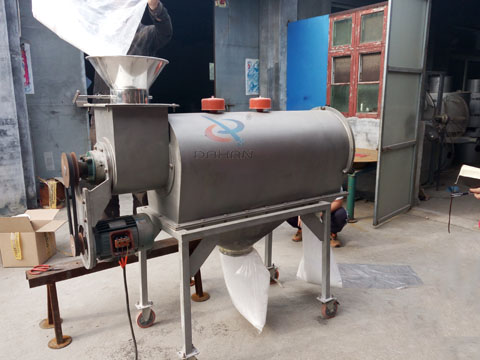 化工粉氣旋篩試機(jī)現(xiàn)場